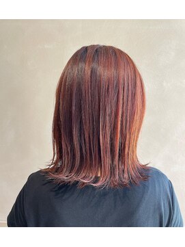 アパートメント オブ ソロン(The Apartment of Solon) 【Aya】外はね/縮毛矯正/オレンジ