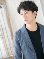 モッズヘア メン 南越谷南口店(mod's hair men) ワイルド短髪パーマセミウエットアンニュイヘアQ