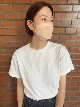 イオエ(ioe) 黒髪/ボブルフ/ネビージュ/小顔/ワンレン/髪質改善/グレージュ