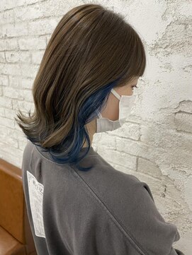 プライズ アイリス 池袋東口店(prize Iris) インナーカラー/ブルーカラー/20代30代/￥14630