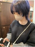 #ブルーパープル #ブリーチカラー #ブルー