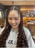 全頭ブレイズ毛先カール加工