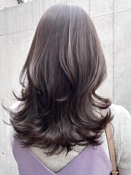 ザシー おおたかの森(The C) 艶っぽくびれレイヤーラベンダーブラウン