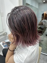 プラグ(Plug)&nbsp;ピンクヴァイオレット似合わせカットグラデーションケアブリーチ