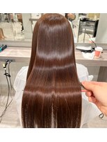 キュア 表参道(CURE)&nbsp;黒髪/グレージュカラー/ココアベージュ/ヘルシーロング/表参道