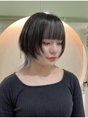 小顔に魅せる顔まわり×ウルフカット