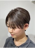 10代20代30代ハンサムショート/グレージュ