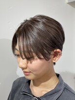 ヘアースタジオ ゼン(hair studio Zen) 10代20代30代ハンサムショート/グレージュ