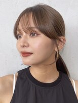 ノイ(noi) ミルクティーベージュカラーくびれヘアグレージュカラー韓国