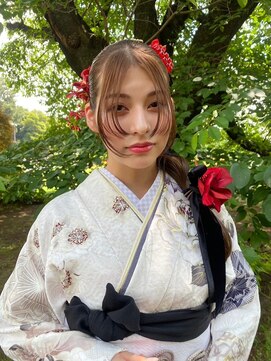 ゼスト 吉祥寺店(ZEST) 振袖撮影×成人式ヘア×ヘアセット　吉祥寺桜