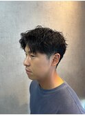 アップバング×スパイラル(オオシマスタイル)
