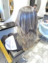 ヘアーラニッシュ 柏の葉キャンパス店(hair Lanish)&nbsp;バレイヤージュカラー/20代30代40代/グレージュ