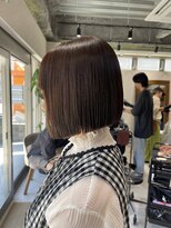 アドア 横浜(ADORE)&nbsp;【ADORE横浜】切りっぱなし×襟足ギリギリミニボブ