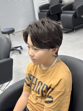 ガオプロデュースバイレボ(gao produced by revo) センターパート/ニュアンスパーマ/メンズ/キッズパーマ