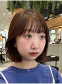 韓国ボブタンバルモリボブ髪質改善トリートメント透明感カラー