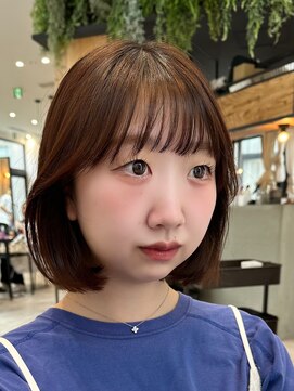 ビューオオサカ(VIEW OSAKA) 韓国ボブタンバルモリボブ髪質改善トリートメント透明感カラー