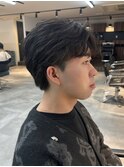 フェザーパーマ/フェザーショート/センターパート/千葉駅/保立