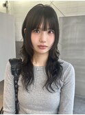透明感カラー / レイヤーカット / オリーブカラー