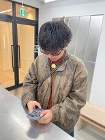 ロンド ローガン 名駅(Lond LOGAN)&nbsp;波巻きスパイラルパーマメンズマッシュツイストスパイラルパーマ