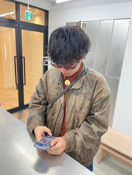 ロンド ローガン 名駅(Lond LOGAN) 波巻きスパイラルパーマメンズマッシュツイストスパイラルパーマ