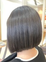 カットハウス はさみの部屋&nbsp;ショートボブ/ストレート/アッシュグレー/メテオカラー/前髪あり