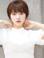 ロミー 本厚木(ROMMY.)&nbsp;20代30代40代50代☆小顔フェザーショートマロンベージュ