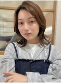 こなれミディ大人可愛いいくびれミディアムショコラベージュ