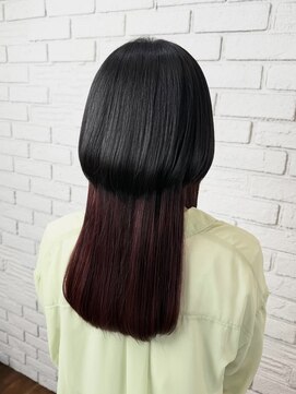 レーベン(Leben) #クラゲヘア#ケアブリーチ#ブラウンカラー#ロングウルフ