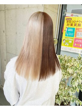 ガルボ ヘアー(garbo hair) ツートンカラーで周りと差を作るヘア