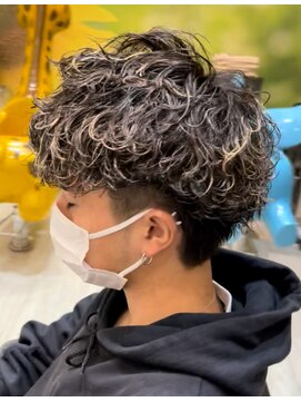 メンズショート/ハイライトカラー