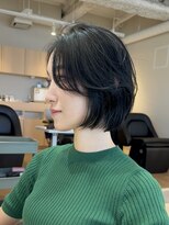 ザックジングウ 表参道(ZACC JINGU) ボブ/前髪なし/かきあげ前髪