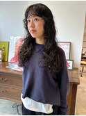 ロングパーマ　カーリーヘア　レイヤーパーマ　スパイラルパーマ
