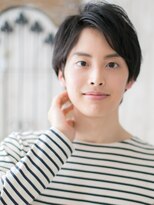 モッズヘアメン 名護大東店(mod's hair men) 20代30代ナチュラル七三分けブラック就活メンズカットl名護大東