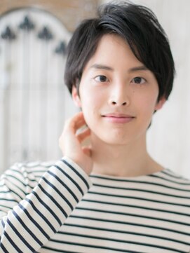 モッズヘアメン 名護大東店(mod's hair men) 20代30代ナチュラル七三分けブラック就活メンズカットl名護大東