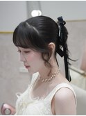 カチモリお呼ばれヘアセット