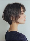 ミルクティーブロンド/ダークブルー/デジタルパーマ/阿佐ヶ谷