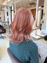 ウィル 西宮店(WiLL)&nbsp;【西宮レイヤーカット】くびれミディアムピンクベージュ