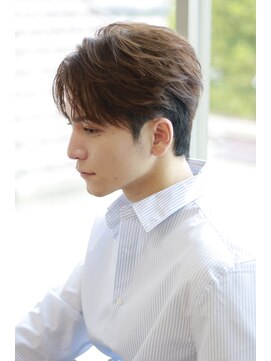 ヒップスリンク(Hip's Lnk) men's/メンズ/フェザーパーマ/シャドウパーマ/センターパート