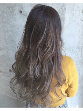 ガルボ ヘアー(garbo hair) #外国人風#バレイヤージュ#ヘアカラー#グラデーション