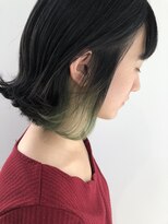 リンダバイネオリーブ 白楽店(Linda by neolive)&nbsp;☆マニキュアを使ったインナーグリーンカラー☆