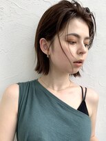 キラ 渋谷(KILLA) 【山下未紗】髪質改善 イルミナカラー 大人ボブ くすみカラー