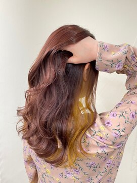 アイコニック 天神店(ICONIQ) インナーカラーイエロー