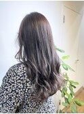 ブリーチなし × アッシュ系カラー