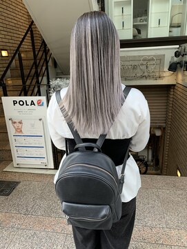 ラフ 難波店(LAFF) #黒髪#ボブルフ#ネビージュ#小顔#ワンレン