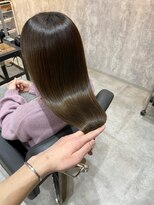 ジーナ 船橋(Zina)&nbsp;大人かわいい20代30代40代小顔ショコラベージュ１Zina船橋