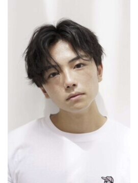 ゼンコー キチジョウジ(ZENKO KICHIJOJI) 黒髪×センターパート×ニュアンスパーマ[吉祥寺]