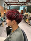 マッシュ×レッドハイライト