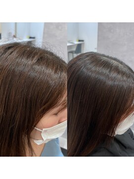 アイディール 心斎橋店(:ideal) 20代30代☆髪の表面のうねり&毛羽立ちにお勧め☆酸性ストレート