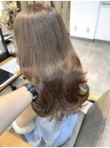 ブリーチなしミルクティグレージュ