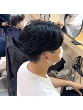 ニコフクオカヘアーメイク(NIKO Fukuoka Hair Make) 「NIKO」ニュアンスパーマセンターパートカルマヘア　福岡天神